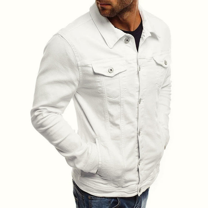 Stylish men's denim jacket. Classic Sterling design for casual, versatile fashion & everyday comfort.