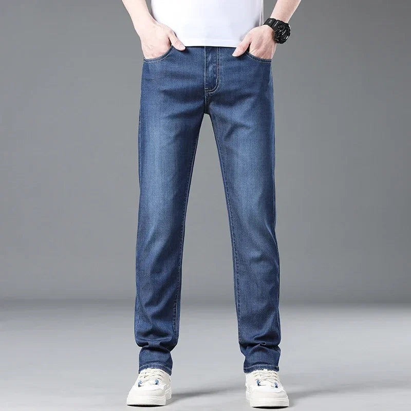 Comfortable men's straight fit jeans. Classic denim for effortless everyday style and versatile casual wear.