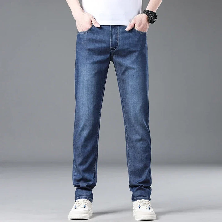 Comfortable men's straight fit jeans. Classic denim for effortless everyday style and versatile casual wear.