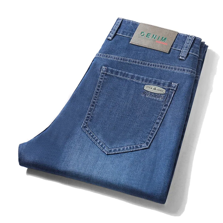 Everyday wear men's straight fit denim jeans. Comfortable, versatile, and a classic staple for men's fashion.