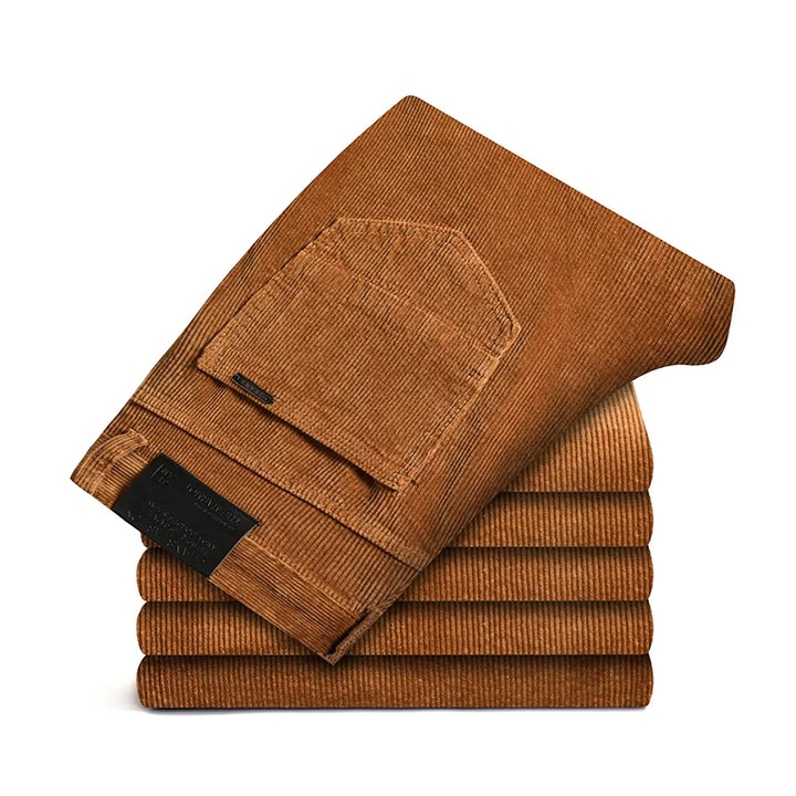 Durable men's straight fit trousers, a comfortable and versatile men's bottom for all-day classic everyday wear.