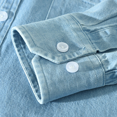 High-quality men's striped premium shirt, classic long-sleeve design for smart-casual events.