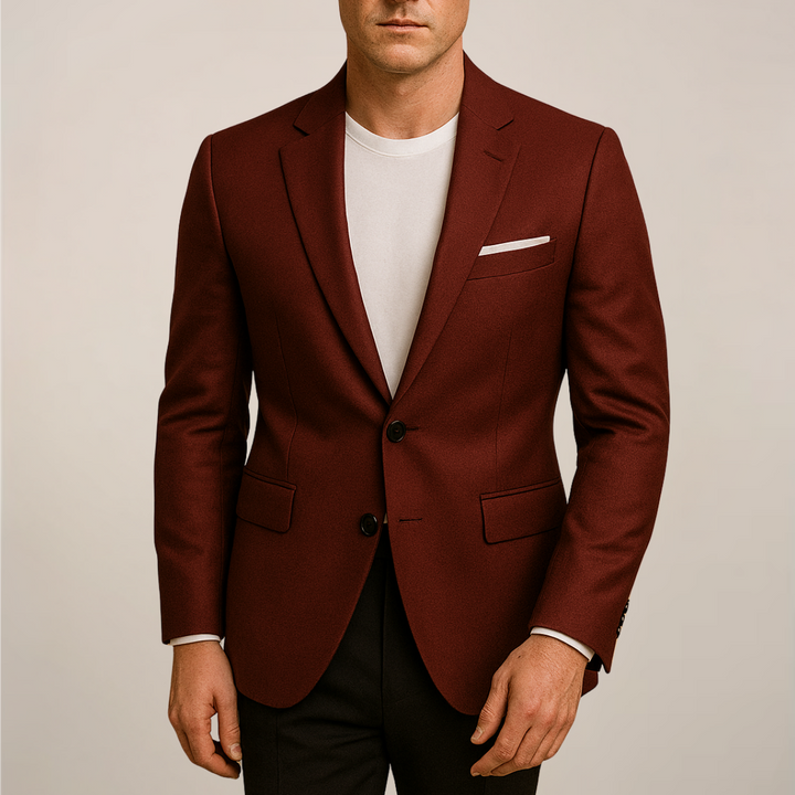 Men's classic tailored blazer, ideal for formal wear, business attire, and sophisticated smart casual occasions.