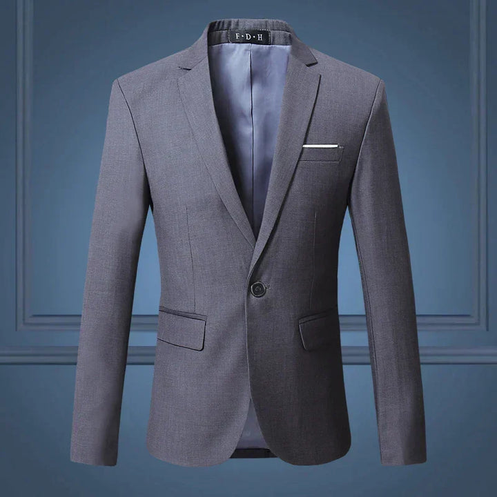 Men's classic tailored blazer, perfect for business attire or smart casual wear.