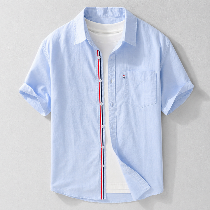 Men's classic tailored Oxford shirt, long sleeve button-down for refined style. Perfect for smart casual or office wear.