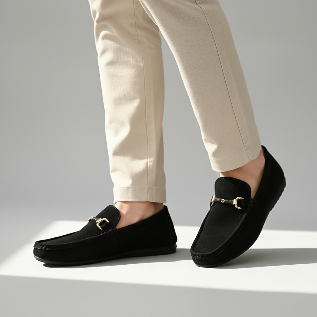 Tan classic men's slip-on footwear, merging timeless loafer style with everyday comfort for easy wear.