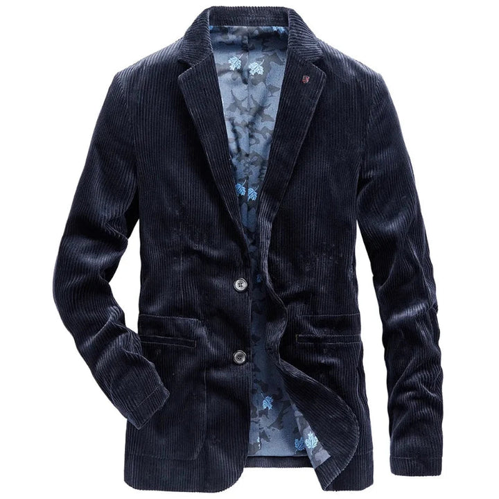 Men's classic textured jacket, tailored fit, perfect for fall & winter. Stylish men's outerwear.