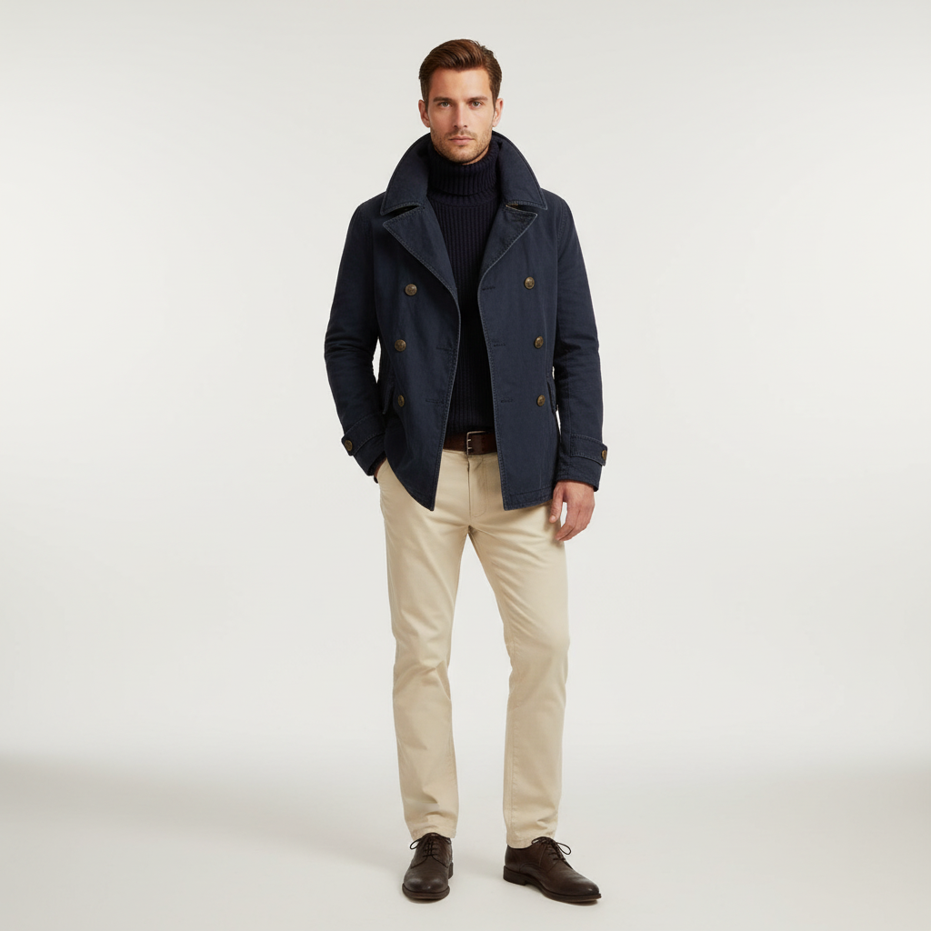 Men's classic Finn jacket for autumn, a versatile and casual transitional outerwear.