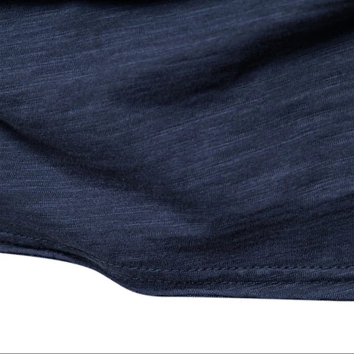 Everyday basic men's V-neck t-shirt. Slim fit, comfortable short sleeve tee for versatile casual style.