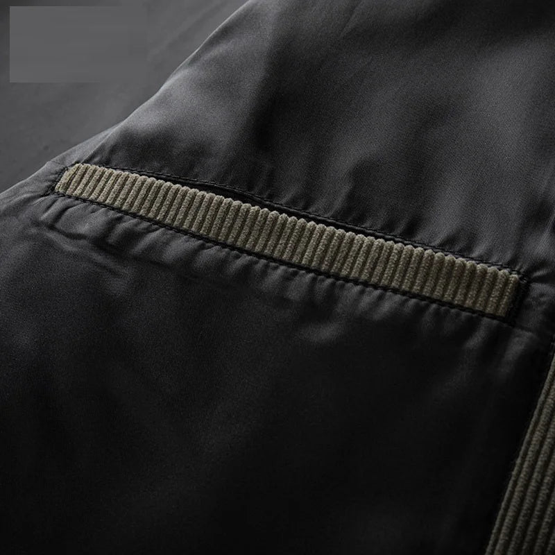Green men's versatile snap jacket, a comfortable classic button-up outerwear for street style and layering.
