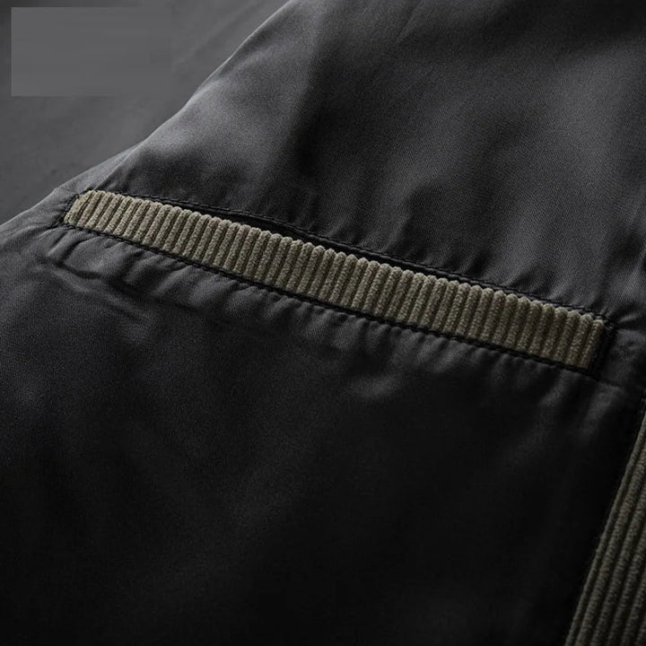 Green men's versatile snap jacket, a comfortable classic button-up outerwear for street style and layering.