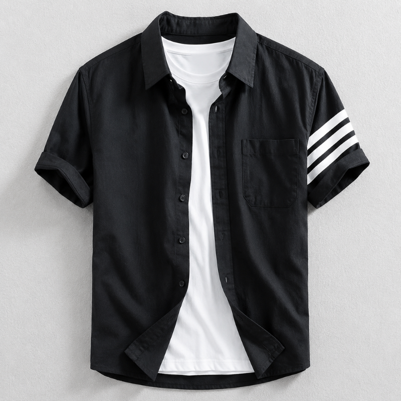 Stylish men's tailored Oxford shirt, ideal for a refined everyday or professional fashion statement.