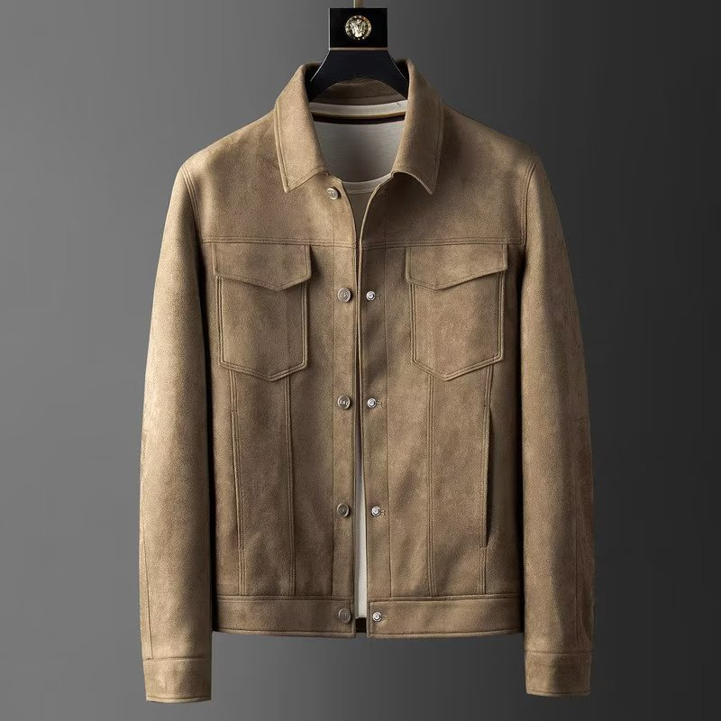 Men's Clayton Snap-Button Utility Jacket in a casual, modern design for everyday wear.