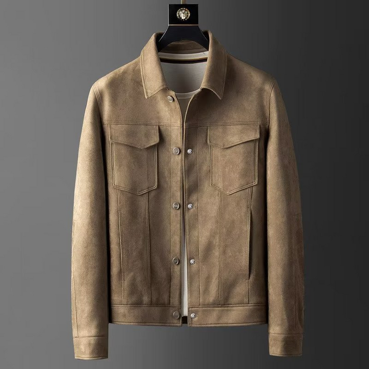 Men's Clayton Snap-Button Utility Jacket in a casual, modern design for everyday wear.