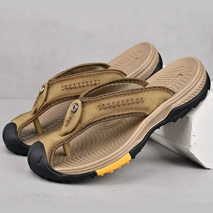 Men's comfort footwear: closed toe, water resistant, non-slip sport sandals for active summer lifestyles & travel.