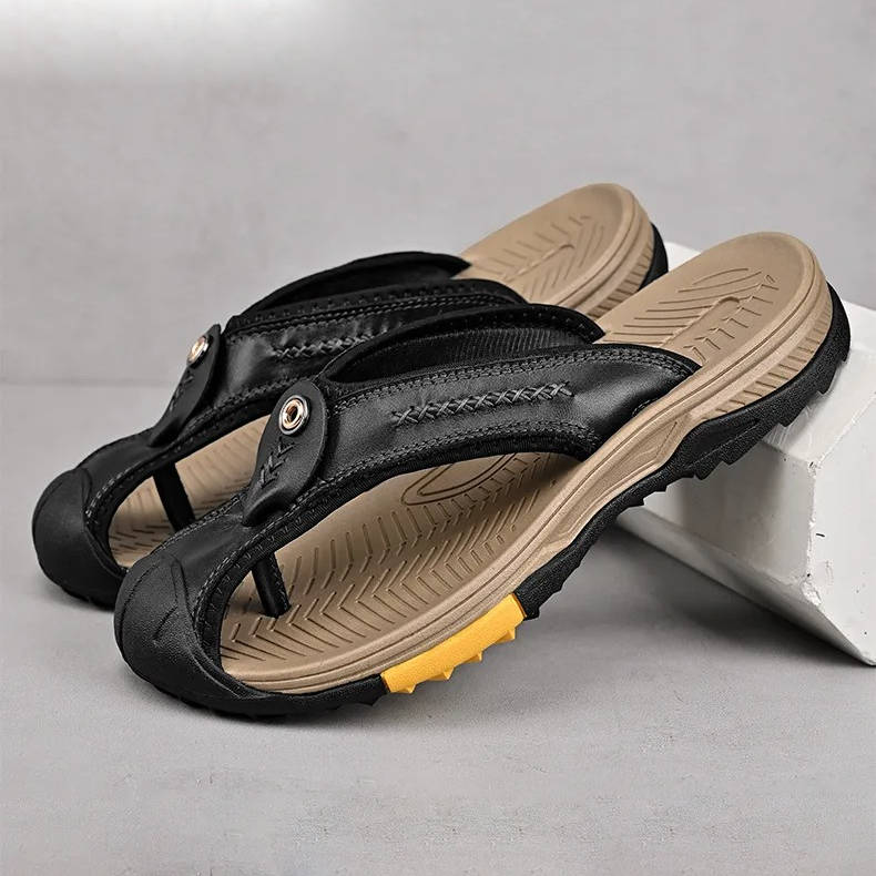 Men's travel sandals, closed toe, water resistant & non-slip, essential for summer explorations and outdoor adventures.