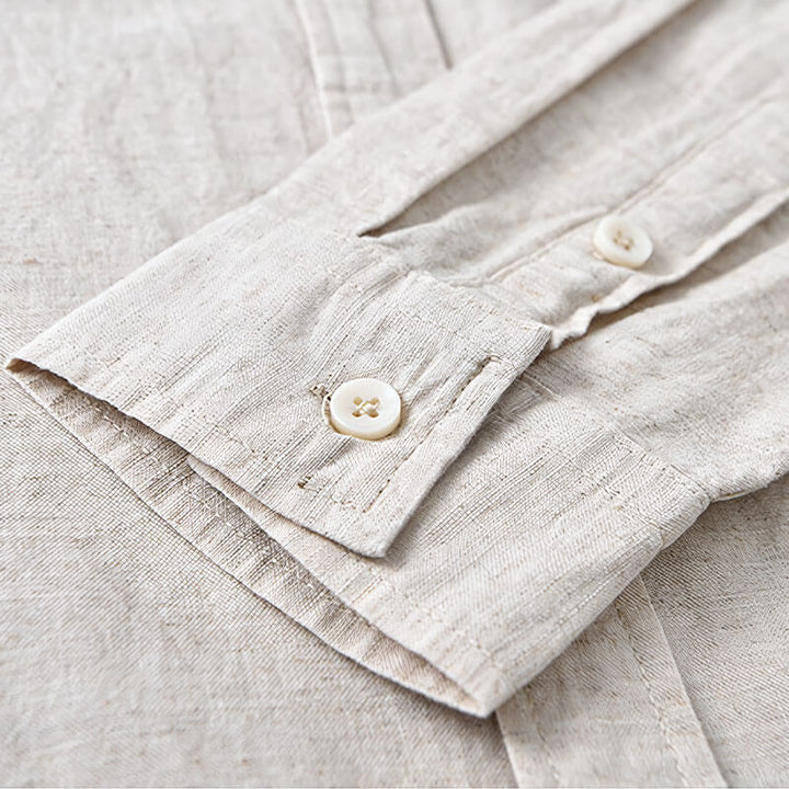Casual men's coastal style button-down shirt, perfect for summer fashion and resort outfits.