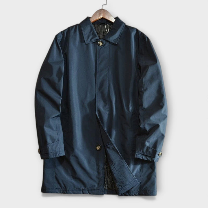 Durable men's weatherproof coat, perfect for wind & rain. Casual coastal style men's outerwear, everyday wear.