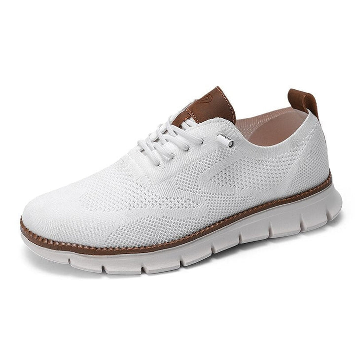 Side profile of men's Colin slip-on mesh shoes, highlighting the lightweight and breathable features