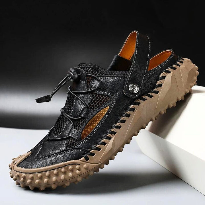 Men's active wear comfort sandals with quick-lace for adjustable fit, great for trails & summer sports.