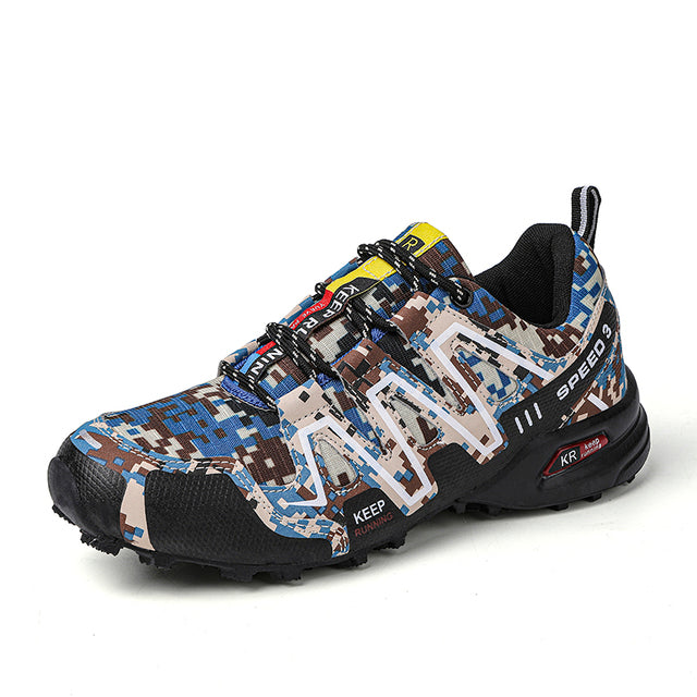 Durable men's all-terrain hiking shoes, perfect for rugged trails & challenging outdoor conditions.