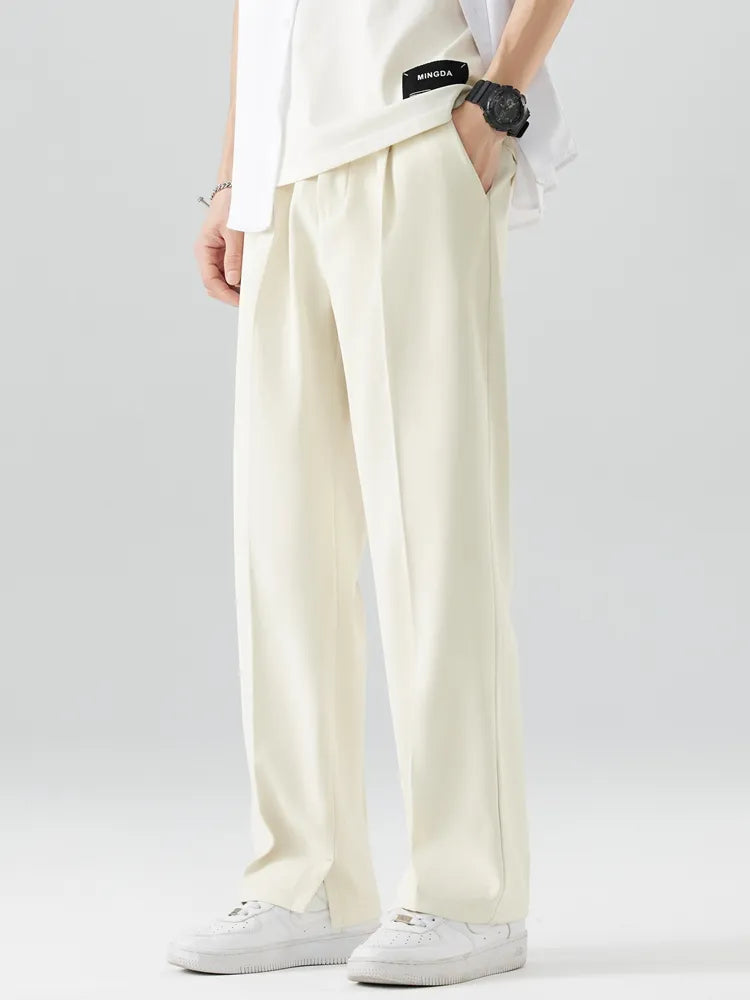 Men's comfortable athletic relaxed fit pants with an elastic waist, perfect for daily wear.