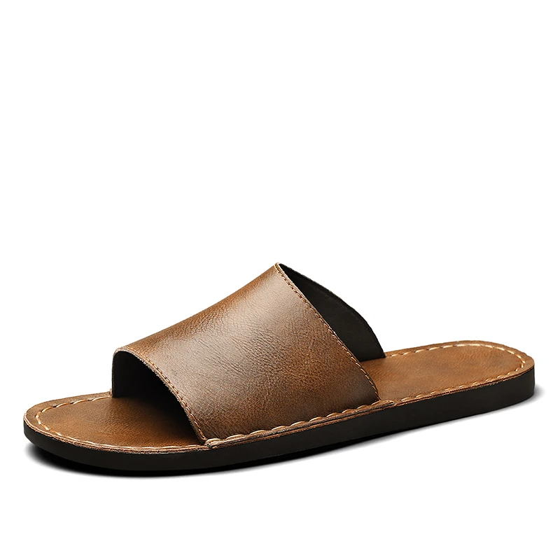 Men's practical cross-strap walking sandals, excellent comfortable open-toe footwear for summer.