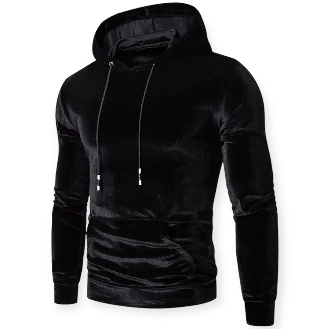Men's comfortable grey everyday hoodie. Perfect for casual wear & lounging.