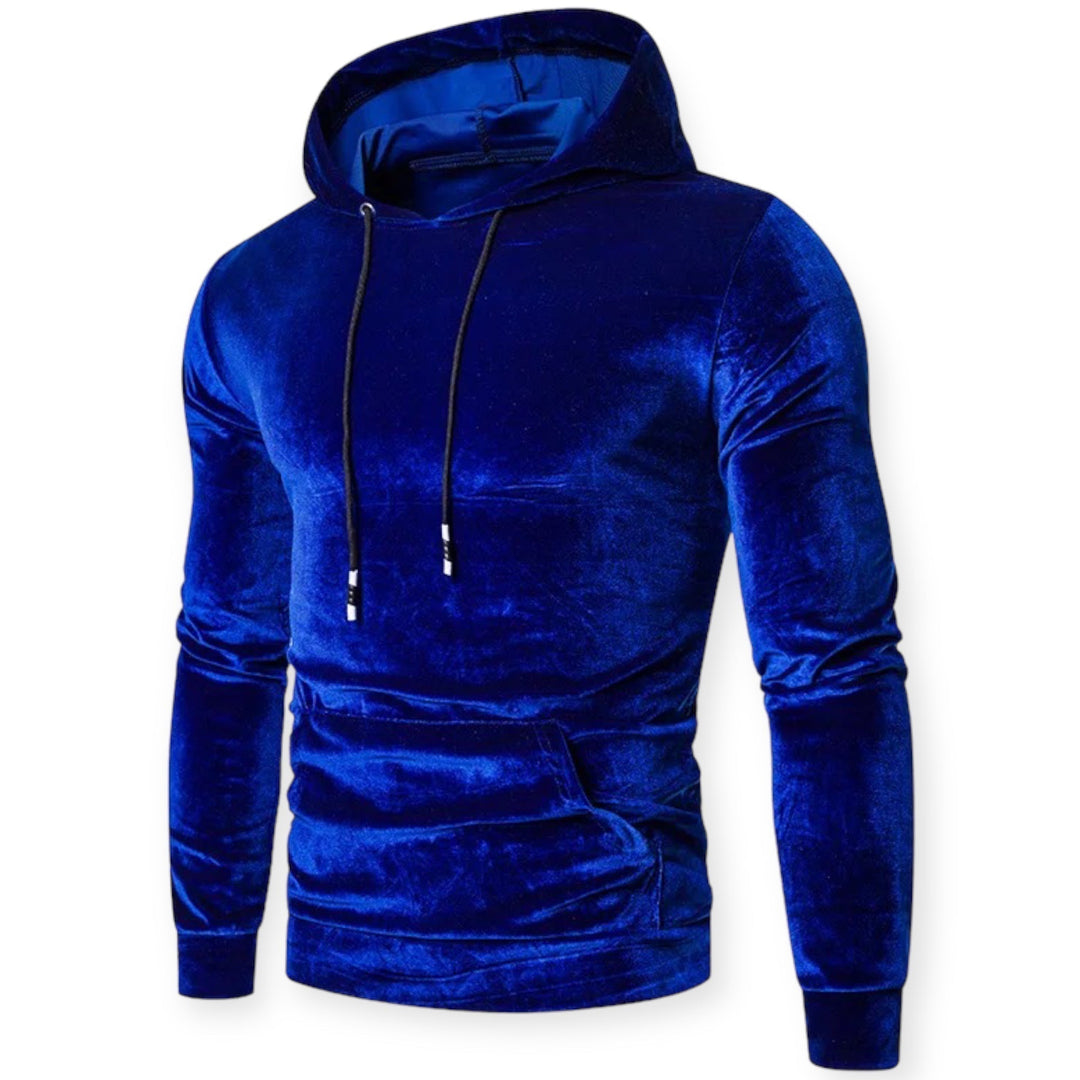 Men's activewear hoodie for sports & casual outings. Comfortable long-sleeve pullover.