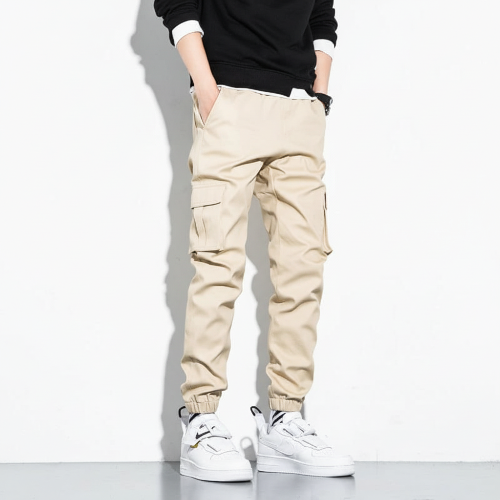 Graham men's multi-pocket cargo trousers, a durable and comfortable option for casual utility.