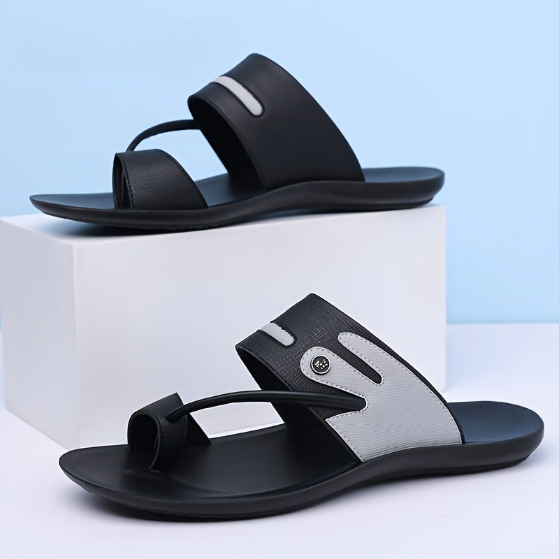 Men's stylish open-toe sandals for beach days & vacation comfort. Perfect slip-on summer shoes with support.