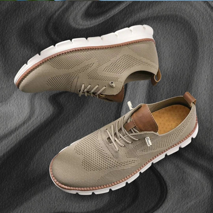 Men's comfortable walking shoes, orthopedic design with wide toe box for ultimate support.