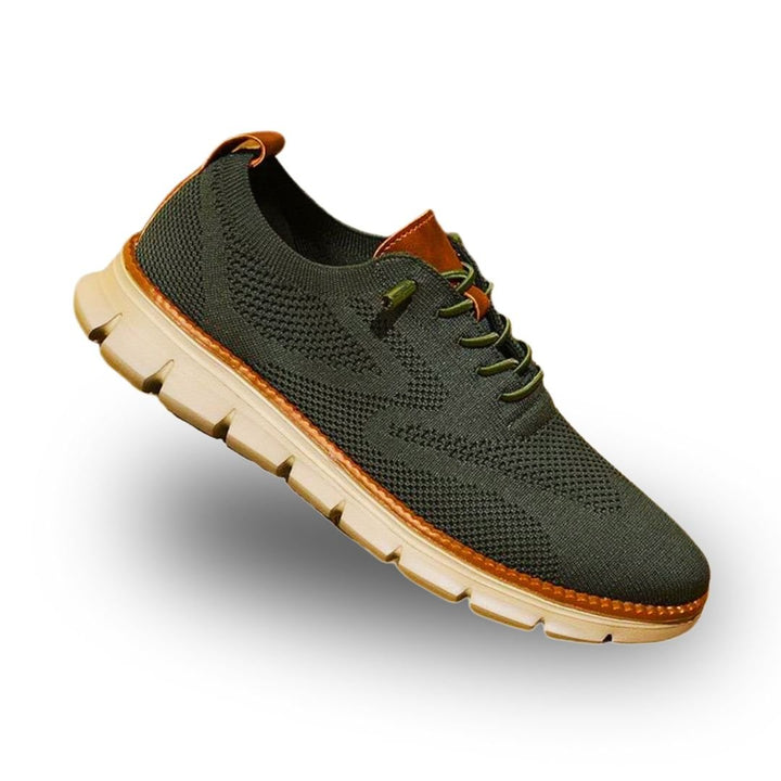 Orthopedic men's walking footwear for daily wear, comfortable with anti-slip and wide toe box.