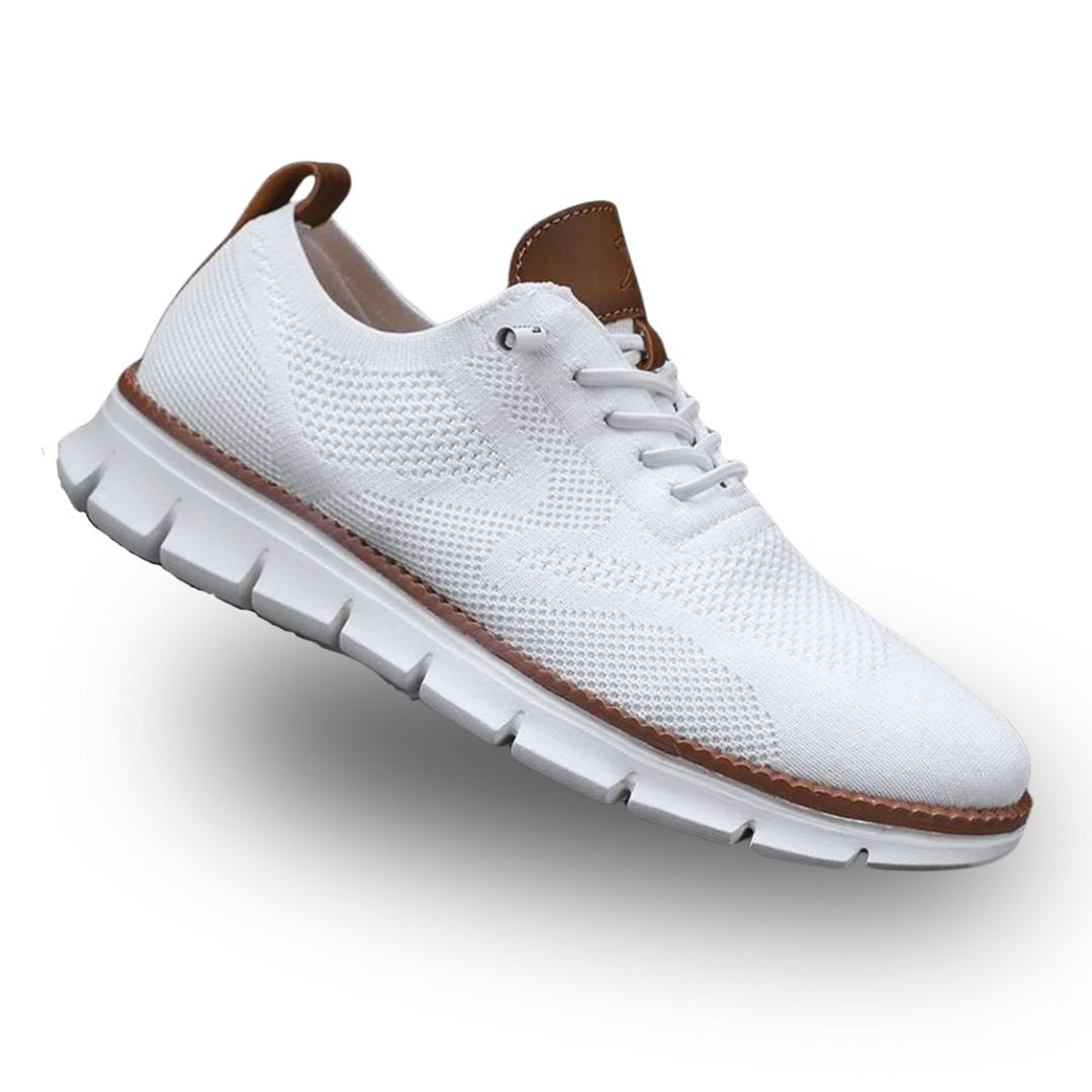 Supportive men's orthopedic walking footwear with wide toe box, ideal for active comfort.