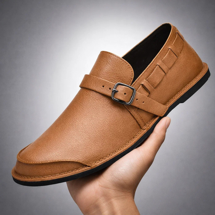 Comfortable men's slip-on dress loafers, ideal formal footwear for office, events & daily fashion.