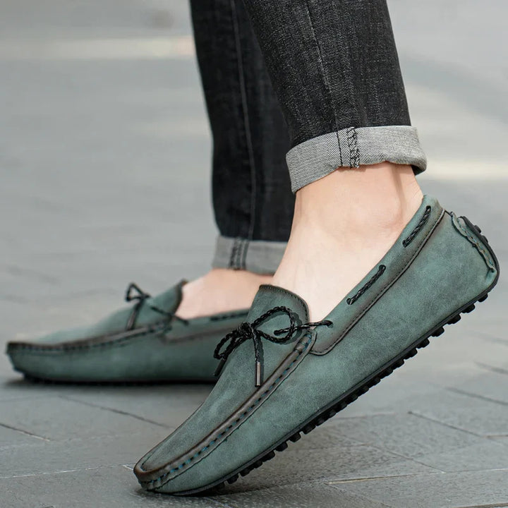 Versatile men's classic slip-on loafers, ideal for smart casual or formal dress.
