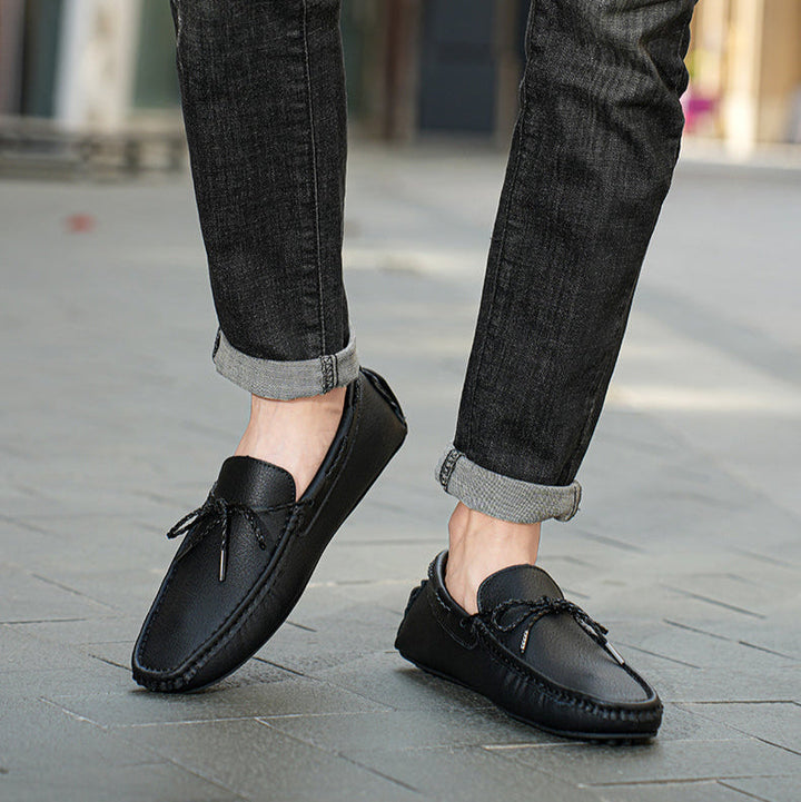 Premium men's comfortable slip-on loafers, a classic dress shoe perfect for all-day comfort.