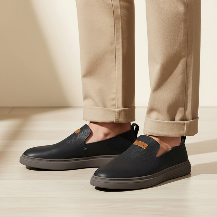 Easy slip-on men's loafers for ultimate comfort and casual everyday fashion footwear.