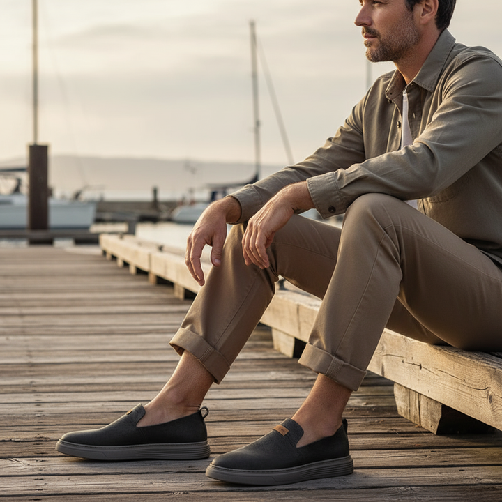 Men's comfortable casual loafers, perfect for versatile, durable everyday footwear.