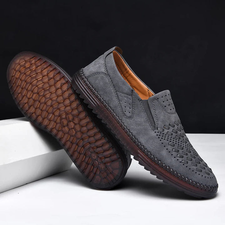 Everyday stylish men's slip-on loafers. Comfortable, classic design footwear, perfect for casual outings.