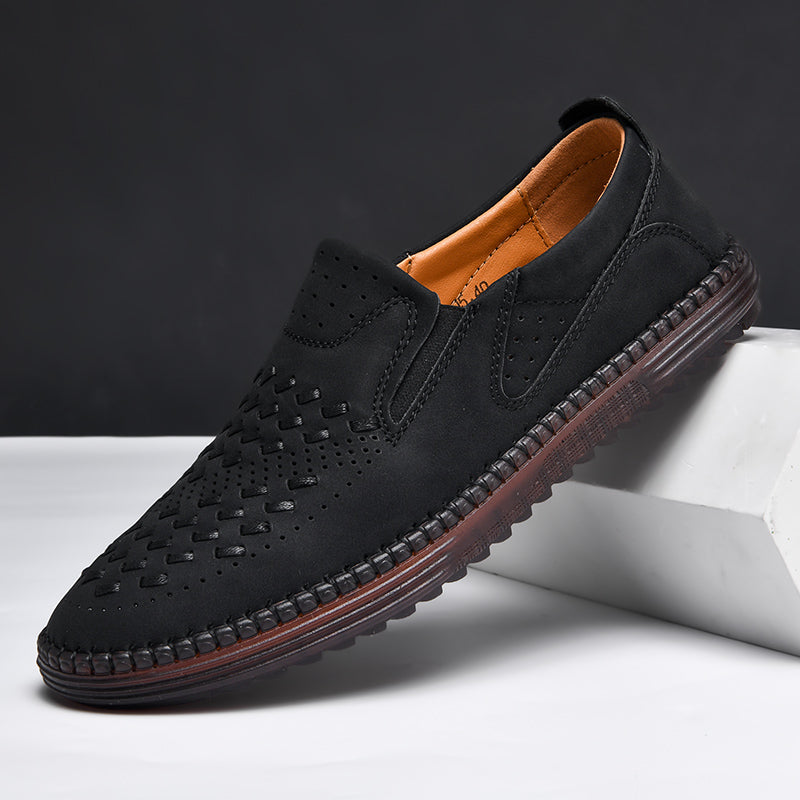 Men's comfortable slip-on loafers, versatile for casual or smart-casual everyday wear. Breathable.