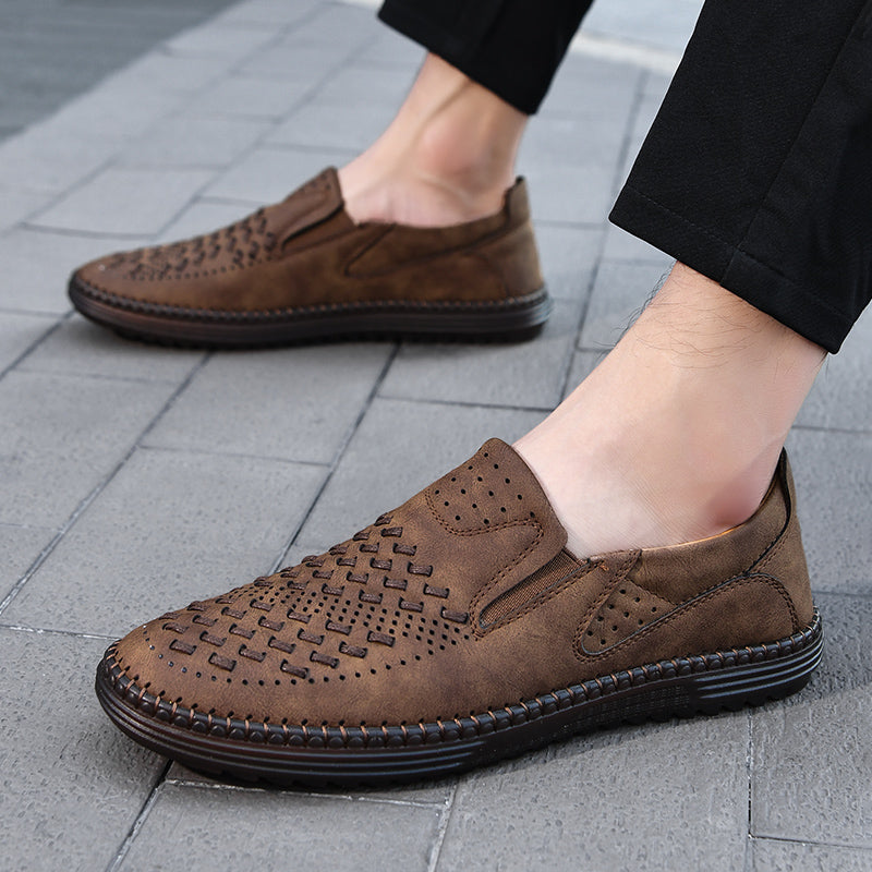 Versatile men's comfortable loafers. Easy slip-on design, great for casual or dress shoe everyday wear.