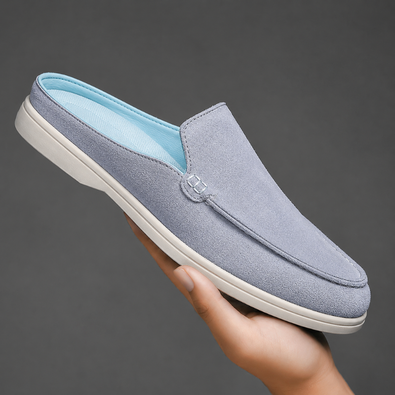 Men's comfortable slip-on mule loafers for effortless casual style & everyday wear.