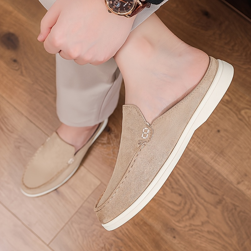 Easy slip-on men's mule loafers, designed for ultimate comfort and effortless casual style in modern footwear.