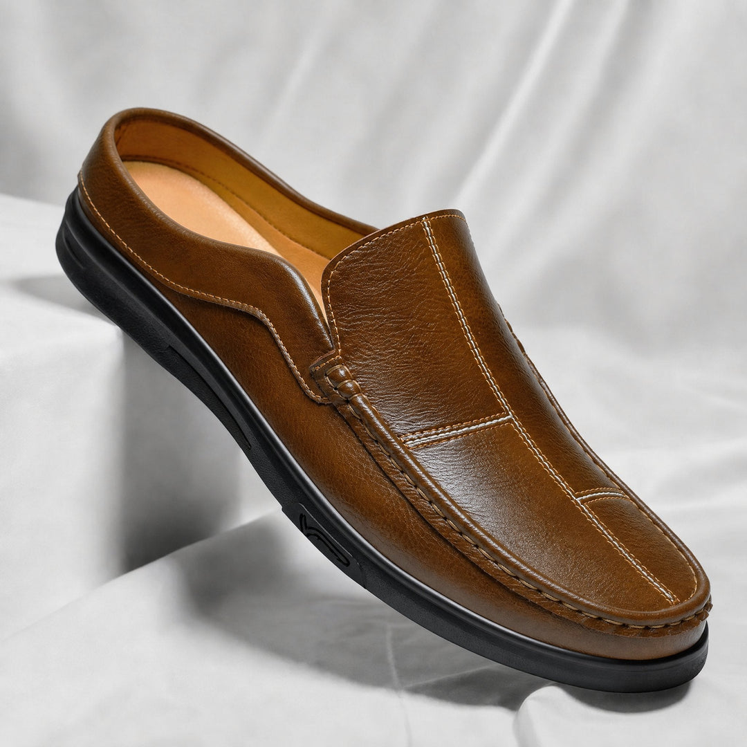 Men's comfortable slip-on mules, perfect for everyday wear. Easy to slide on casual footwear.