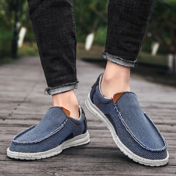 Versatile men's casual slip-on footwear, combining lightweight design with all-day comfort.