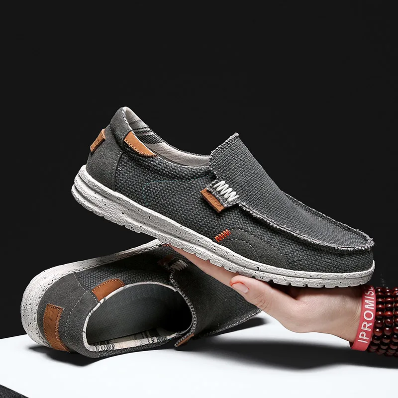 Modern men's slip-on shoes with a flexible, lightweight build and comfortable fit.
