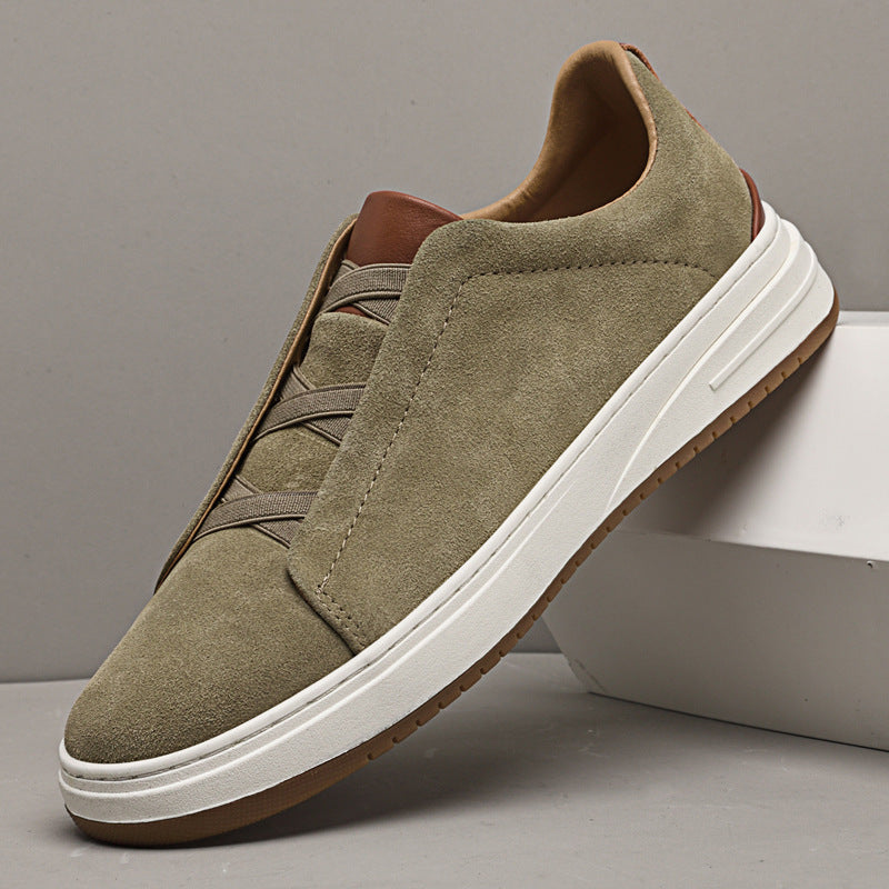 Comfortable men's slip-on casual sneakers, ideal for all-day walking & everyday wear.