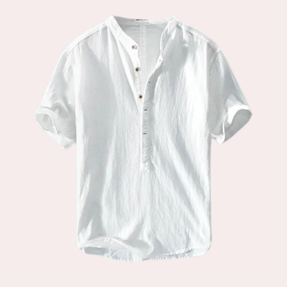 Men's stylish short sleeve summer shirt. Casual & comfortable for warm days. Effortless everyday wear.