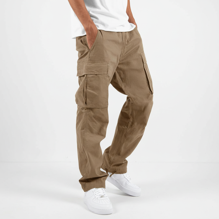 Jakob men's utility pants, comfortable cotton fabric with tapered design